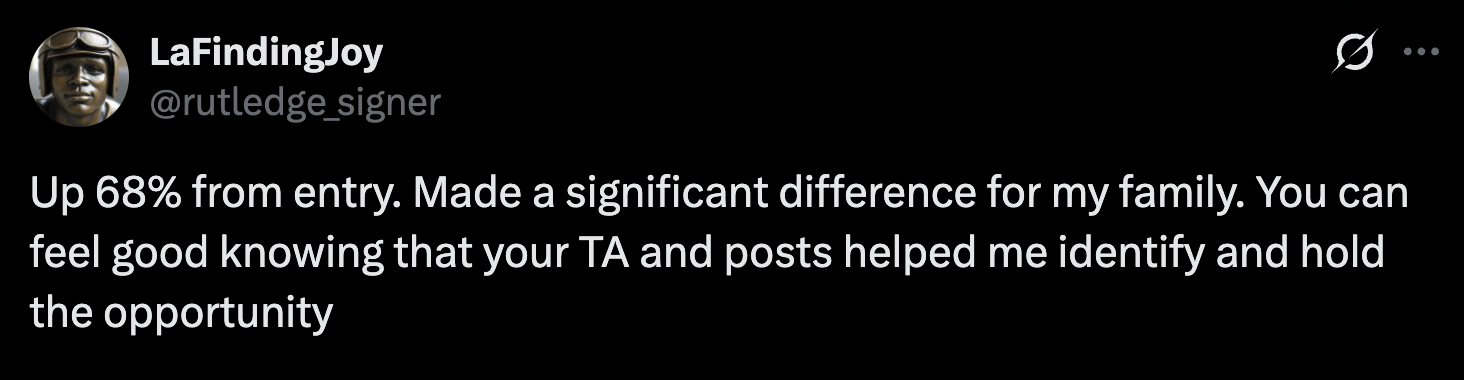 LaFindingJoy testimonial